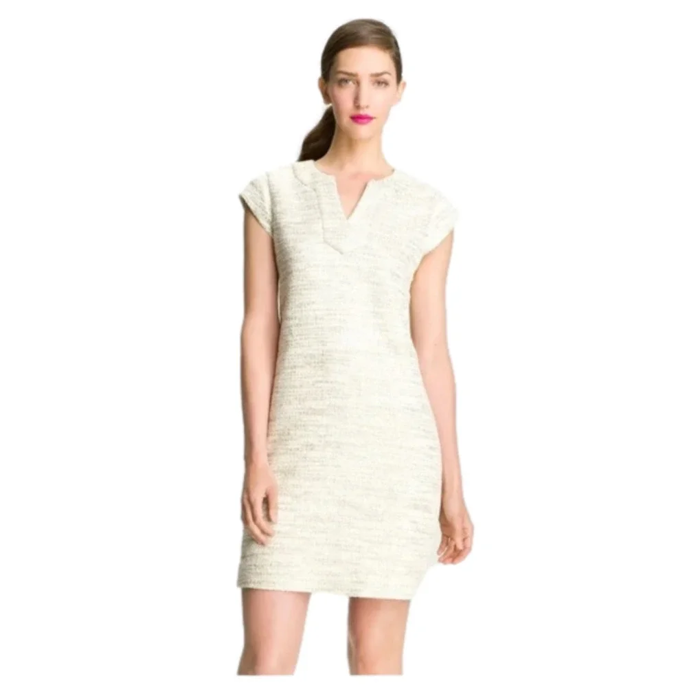 Kate Spade Heleen Gold Shift Sheath Dress Size 00